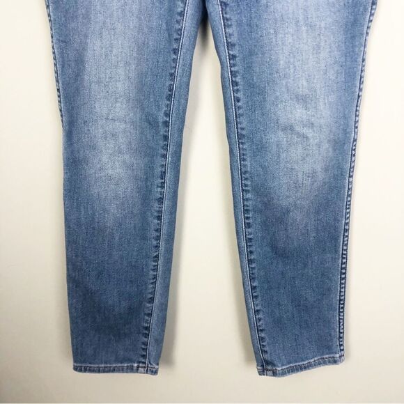 MADEWELL | 10” High Rise Skinny Crop Denim Jeans Medium Blue Women’s Size 27 (4) - Picture 8 of 15